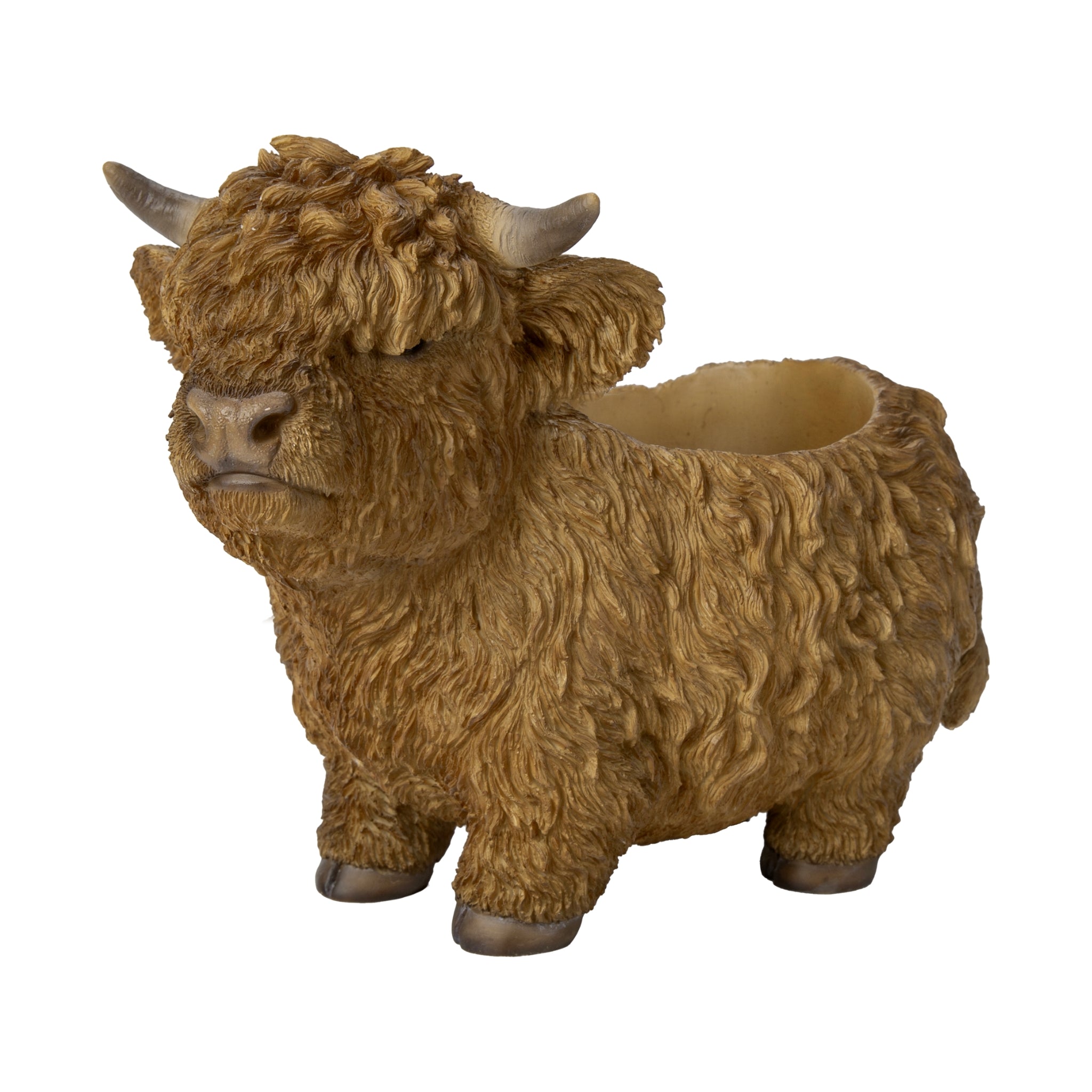 Highland Cow Planter Garden Ornament